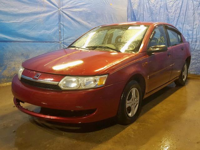 1G8AG52F34Z143471 - 2004 SATURN ION LEVEL BURGUNDY photo 2