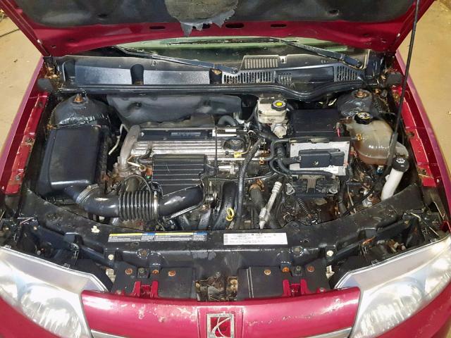 1G8AG52F34Z143471 - 2004 SATURN ION LEVEL BURGUNDY photo 7