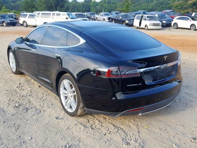 5YJSA1AG0DFP13284 - 2013 TESLA MODEL S أسود صورة 3