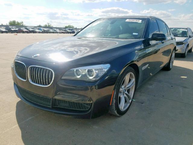 WBAYE4C56DD137121 - 2013 BMW 740 LI BLACK photo 2