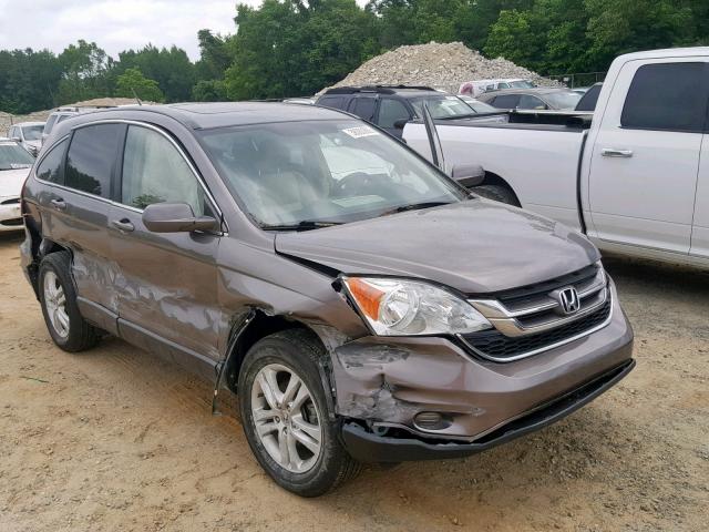 5J6RE3H77BL054435 - 2011 HONDA CR-V EXL GRAY photo 1