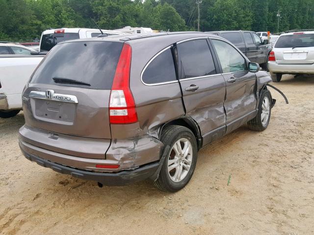 5J6RE3H77BL054435 - 2011 HONDA CR-V EXL GRAY photo 4