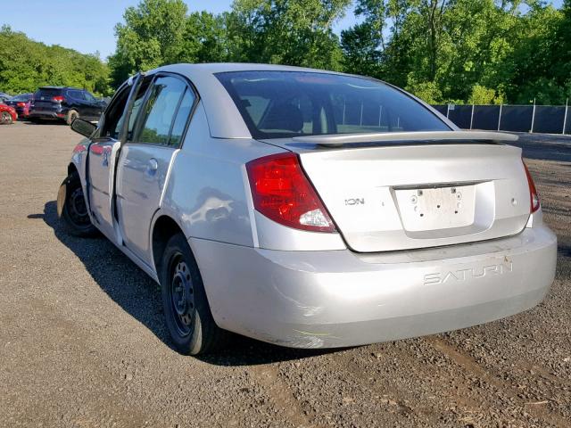 1G8AJ52F13Z185265 - 2003 SATURN ION LEVEL SILVER photo 3