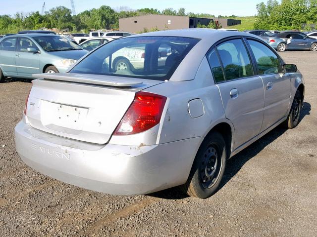 1G8AJ52F13Z185265 - 2003 SATURN ION LEVEL SILVER photo 4