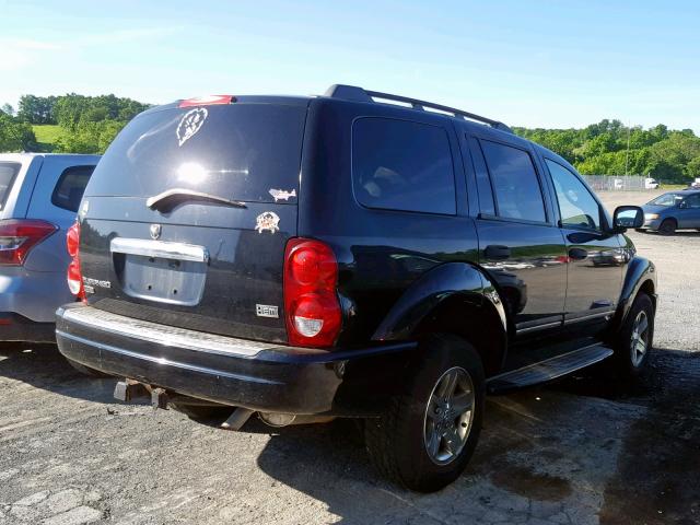 1D4HB58D84F148856 - 2004 DODGE DURANGO LI BLACK photo 4