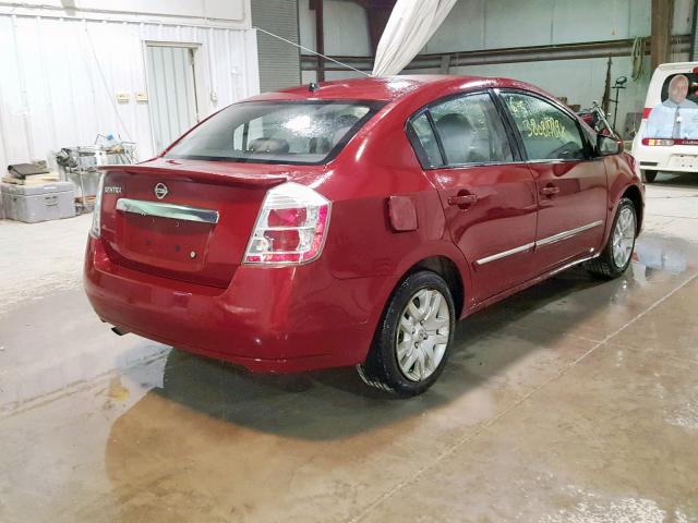 3N1AB6AP3BL682488 - 2011 NISSAN SENTRA 2.0 RED photo 4