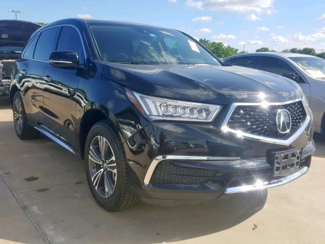 5FRYD3H32HB004280 - 2017 ACURA MDX BLACK photo 1