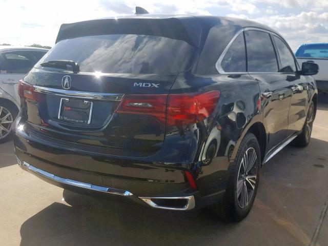 5FRYD3H32HB004280 - 2017 ACURA MDX BLACK photo 4