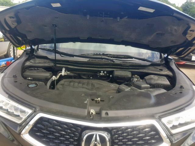 5FRYD3H32HB004280 - 2017 ACURA MDX BLACK photo 7