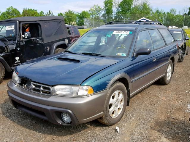 4S3BG685XX7659440 - 1999 SUBARU LEGACY OUT GREEN photo 2