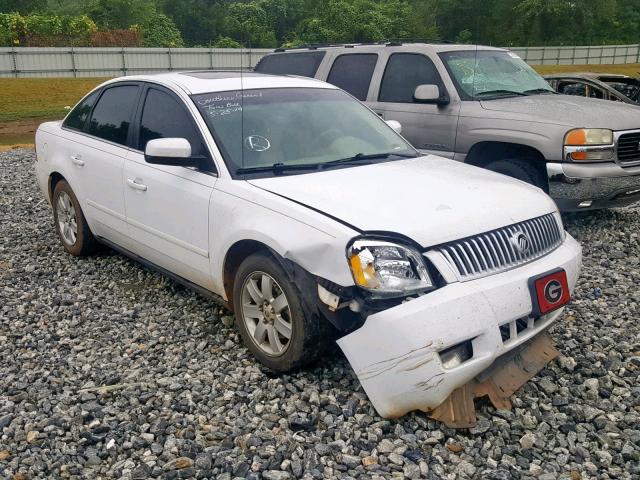 1MEFM40105G607902 - 2005 MERCURY MONTEGO LU WHITE photo 1