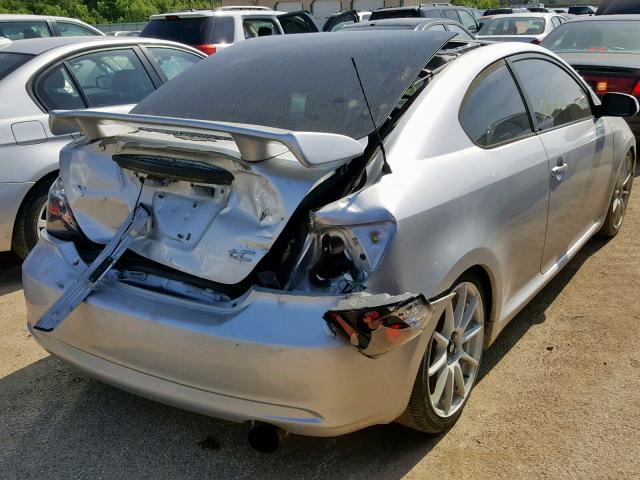 JTKDE177260074369 - 2006 TOYOTA SCION TC ვერცხლისფერი ფოტო 4