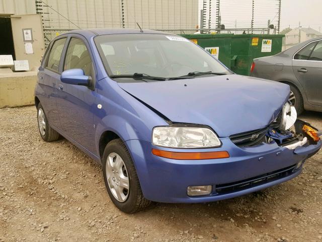 KL1TD65648B246882 - 2008 CHEVROLET AVEO BASE ლურჯი ფოტო 1
