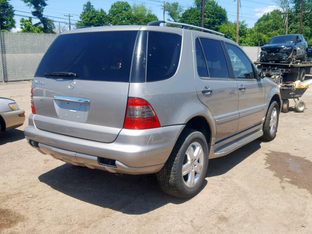 4JGAB57E25A529959 - 2005 MERCEDES-BENZ ML 350 BEIGE photo 4