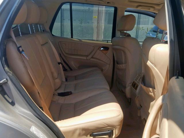 4JGAB57E25A529959 - 2005 MERCEDES-BENZ ML 350 BEIGE photo 6