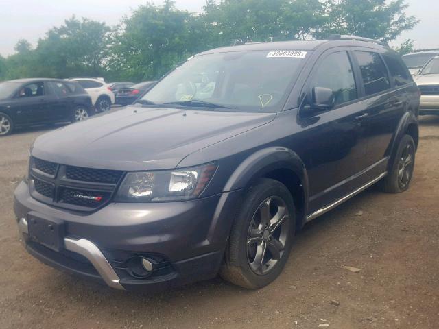 3C4PDCGG5FT632544 - 2015 DODGE JOURNEY CR BLACK photo 2