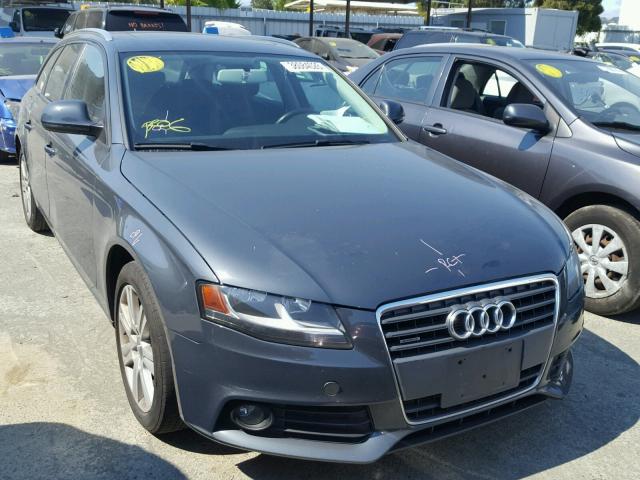 WAUVF78K39A190559 - 2009 AUDI A4 2.0T AV GRAY photo 1