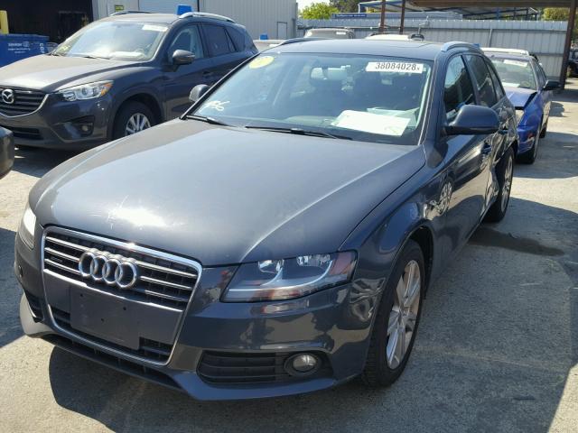 WAUVF78K39A190559 - 2009 AUDI A4 2.0T AV GRAY photo 2