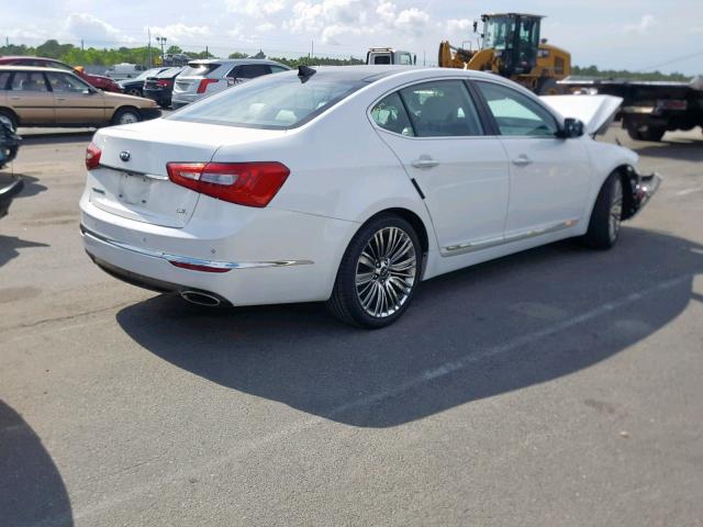 KNALN4D75E5143191 - 2014 KIA CADENZA PR WHITE photo 4