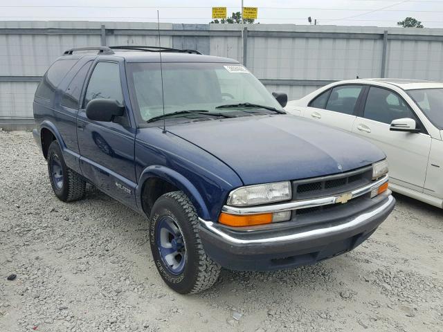 1GNCS18W61K149046 - 2001 CHEVROLET BLAZER BLUE photo 1