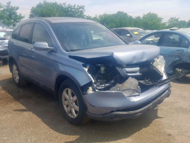 5J6RE48738L044998 - 2008 HONDA CR-V EXL BLUE photo 1