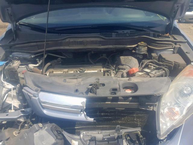 5J6RE48738L044998 - 2008 HONDA CR-V EXL BLUE photo 7