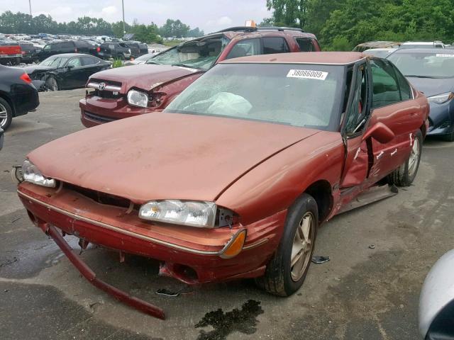 1G2HX52K4W4225716 - 1998 PONTIAC BONNEVILLE RED photo 2