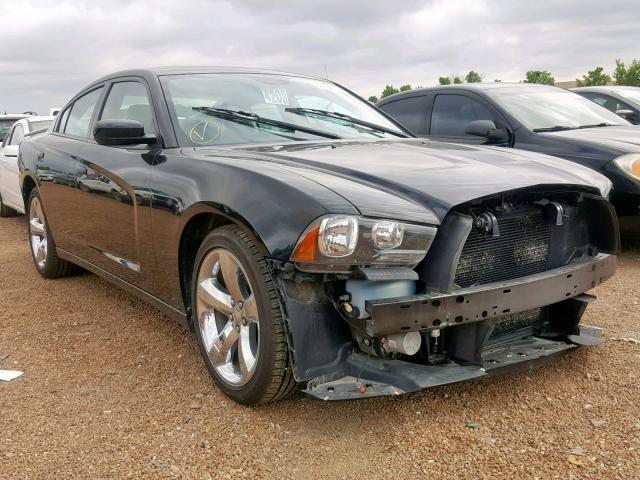 2C3CDXHG8DH655668 - 2013 DODGE CHARGER SX BLACK photo 1