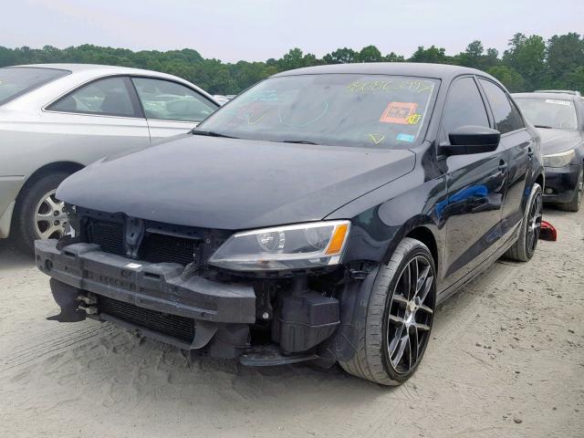 3VW1K7AJ6DM256626 - 2013 VOLKSWAGEN JETTA BASE 黑色 照片 2