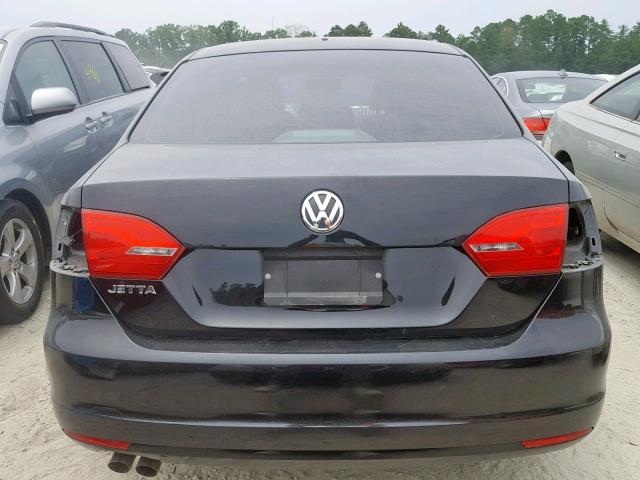3VW1K7AJ6DM256626 - 2013 VOLKSWAGEN JETTA BASE 黑色 照片 9