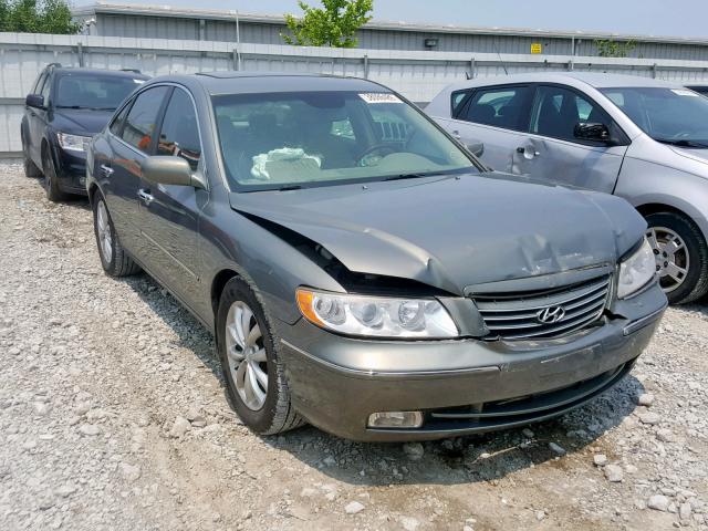 KMHFC46F66A118623 - 2006 HYUNDAI AZERA SE GREEN photo 1