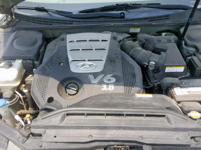 KMHFC46F66A118623 - 2006 HYUNDAI AZERA SE GREEN photo 7