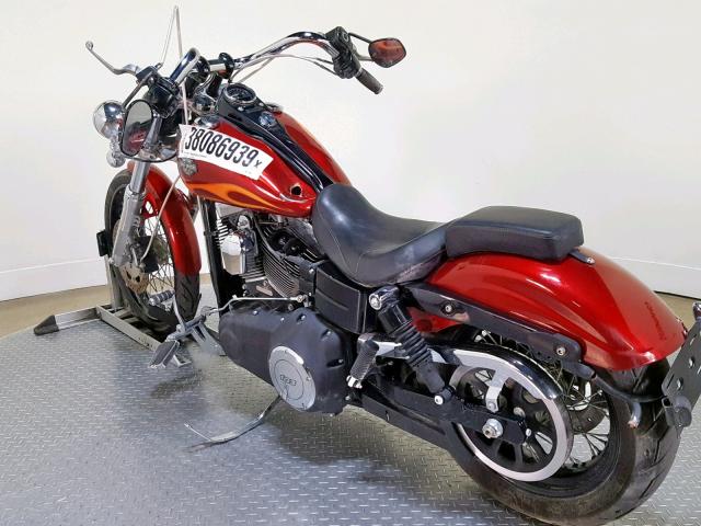 1HD1GPM19DC308475 - 2013 HARLEY-DAVIDSON FXDWG DYNA MAROON photo 6