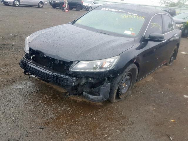 1HGCR3F80FA001364 - 2015 HONDA ACCORD EXL BLACK photo 2