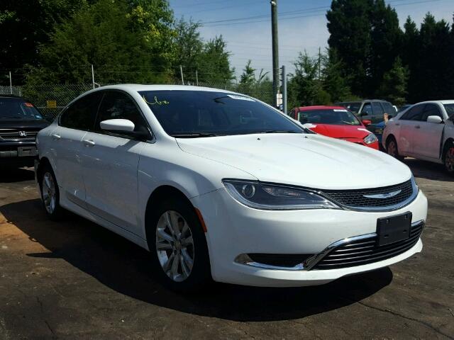 1C3CCCABXGN172771 - 2016 CHRYSLER 200 LIMITE WHITE photo 1