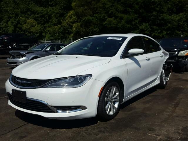 1C3CCCABXGN172771 - 2016 CHRYSLER 200 LIMITE WHITE photo 2