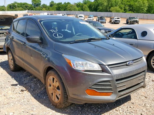 1FMCU0F72EUC84507 - 2014 FORD ESCAPE S GRAY photo 1