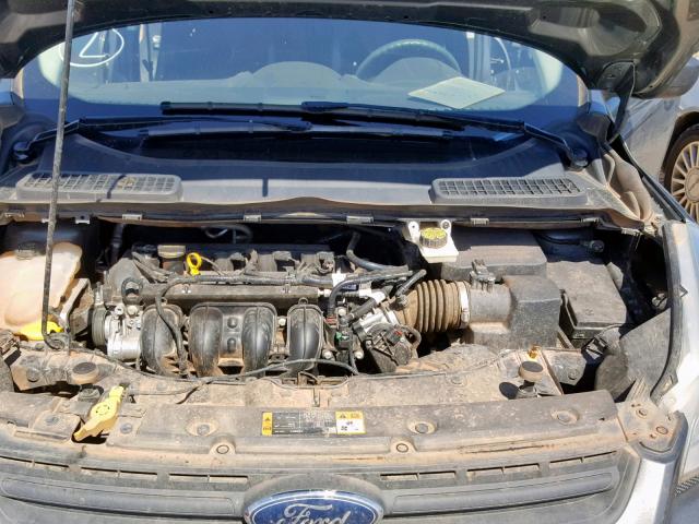 1FMCU0F72EUC84507 - 2014 FORD ESCAPE S GRAY photo 7