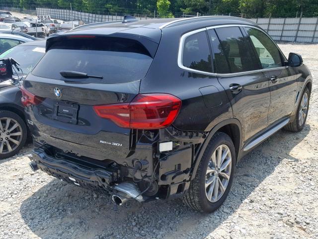 5UXTR7C55KLF33922 - 2019 BMW X3 SDRIVE3 BLACK photo 4
