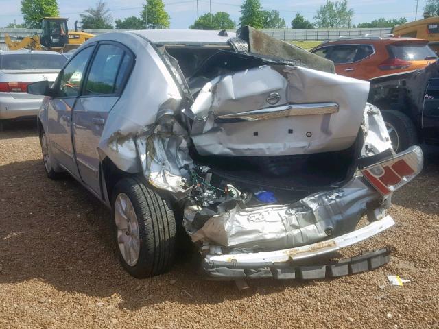 3N1AB6AP9AL644648 - 2010 NISSAN SENTRA 2.0 SILVER photo 3