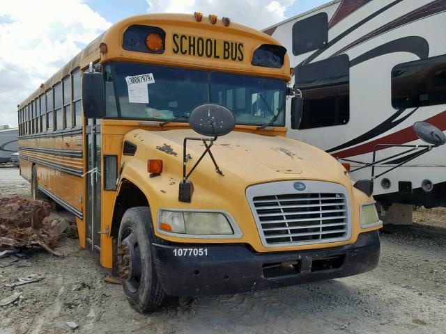 1BAKGCPA4AF269051 - 2010 BLUE BIRD SCHOOL BUS YELLOW photo 1