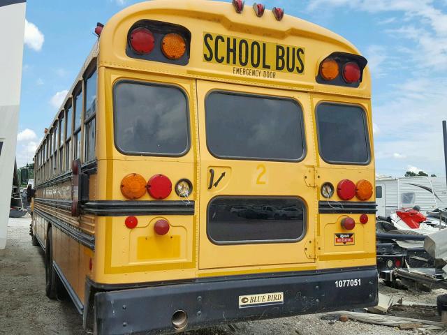 1BAKGCPA4AF269051 - 2010 BLUE BIRD SCHOOL BUS YELLOW photo 3