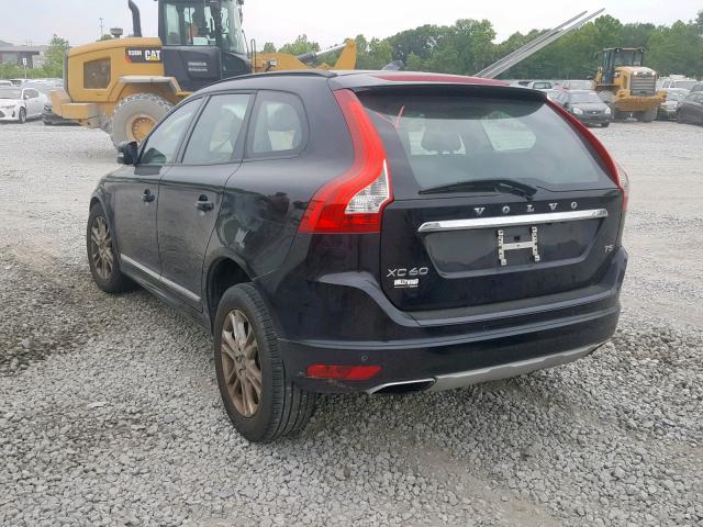 YV440MDJXG2868496 - 2016 VOLVO XC60 T5 BLACK photo 3