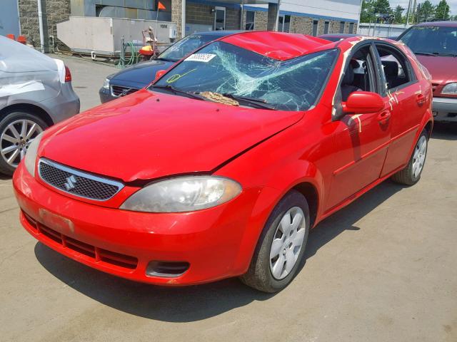 KL5JD66Z57K541504 - 2007 SUZUKI RENO BASE RED photo 2