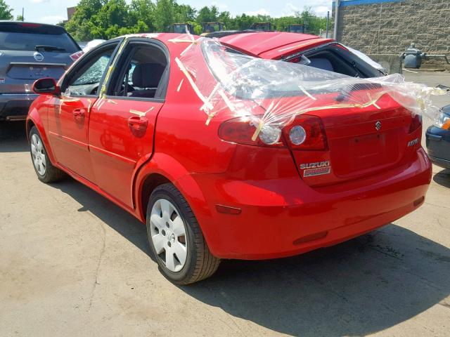 KL5JD66Z57K541504 - 2007 SUZUKI RENO BASE RED photo 3