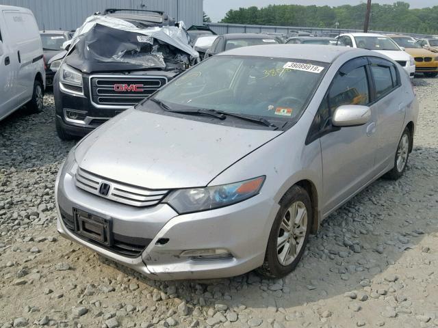 JHMZE2H74AS003722 - 2010 HONDA INSIGHT SILVER photo 2