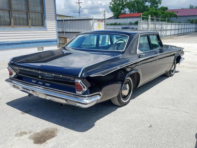 8143222238 - 1964 CHRYSLER NEW YORKER BLACK photo 4