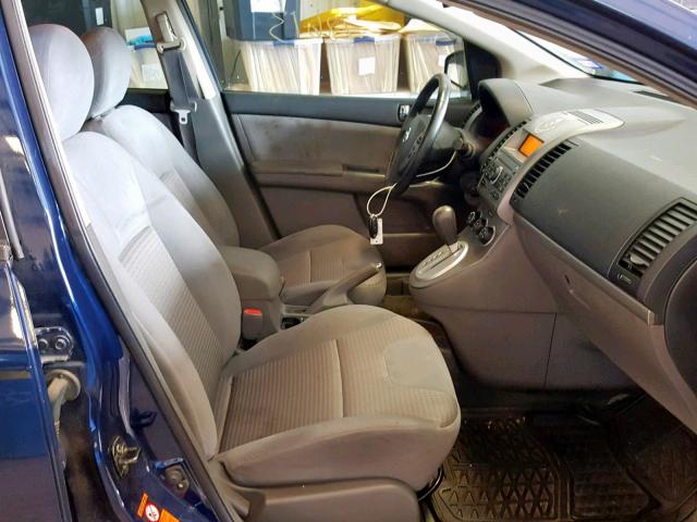 3N1AB61E78L759046 - 2008 NISSAN SENTRA 2.0 BLUE photo 5