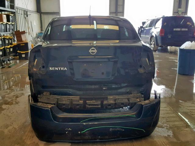 3N1AB61E78L759046 - 2008 NISSAN SENTRA 2.0 BLUE photo 9