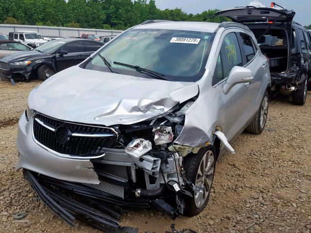 KL4CJASB1JB691747 - 2018 BUICK ENCORE PRE GRAY photo 2